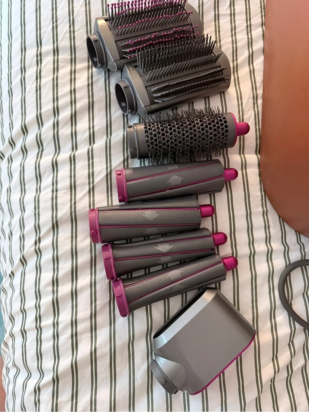 Dyson Hair Styling Set in Pink and Gunmetal